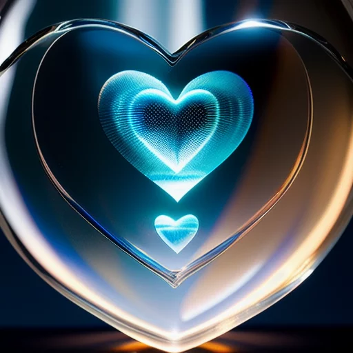 3985992327-A beautiful girl inside heart shaped glass, a hologram, by Raymond Teague Cowern, still from alita, marketing design, made purel.webp